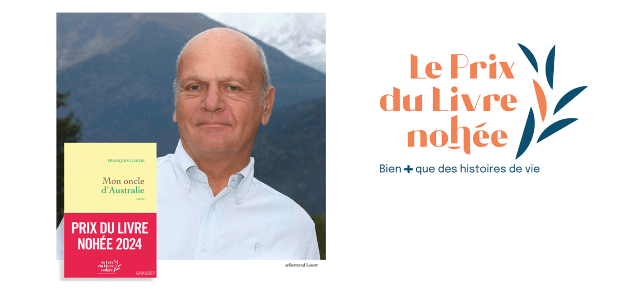 Portrait du lauréat du prix du Livre Nohée 2024 François Garde