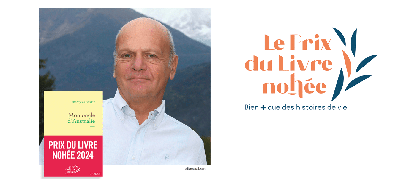 Portrait du lauréat du prix du Livre Nohée 2024 François Garde